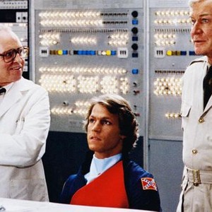MEGAFORCE, Michael Beck (center), 1982, TM and Copyright ©20th Century Fox Film Corp. All rights reserved.