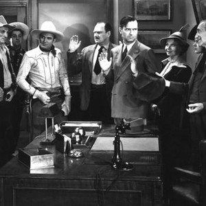 MAN FROM MUSIC MOUNTAIN, Gene Autry, Ed Cassidy, Sally Payne, Carol Hughes, Lloyd Ingraham, 1938