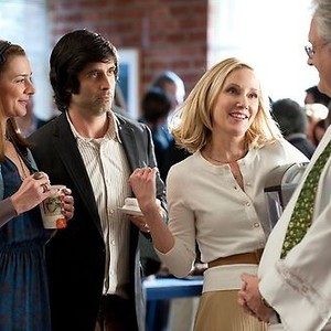 Save Me, from left: Heather Burns, Stephen Schneider, Anne Heche, Harry S Murphy, 'Take It Back', Season 1, Ep. #2, 05/23/2013, ©NBC