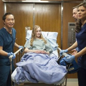 The Night Shift, from left: Ken Leung, Claire Hinkley, D.B. Sweeney, Jeananne Goossen, 'Eyes Look Your Last', Season 2, Ep. #3, 03/09/2015, ©NBC