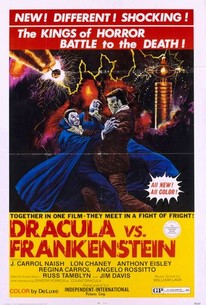 Poster for Dracula vs. Frankenstein