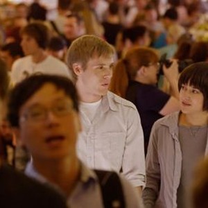 NEVER, from center left: Zachary Booth, Zelda Williams, 2014. © Indican Pictures