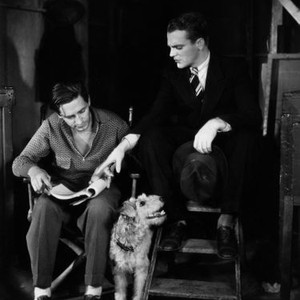HARD TO HANDLE, director Mervyn LeRoy, James Cagney on set, 1933