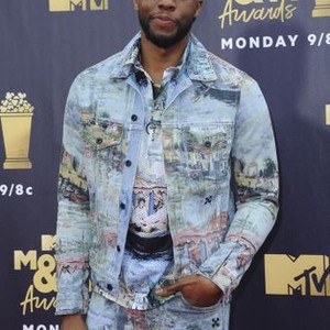 Chadwick Boseman at arrivals for 2018 MTV Movie & TV Awards, Barker Hangar, Los Angeles, CA June 16, 2018. Photo By: Elizabeth Goodenough/Everett Collection