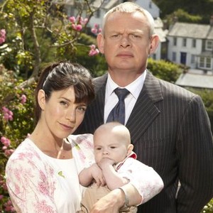 Caroline Catz and Martin Clunes