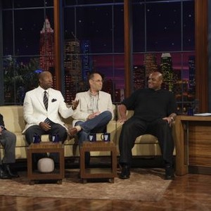 The Tonight Show With Jay Leno, from left: Don Rickles, Kenny Smith, Charles Barkley, Jay Leno, 'Season', ©NBC
