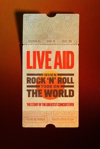 Live Aid When Rock n Roll Took on the World Season 1  Rotten Tomatoes