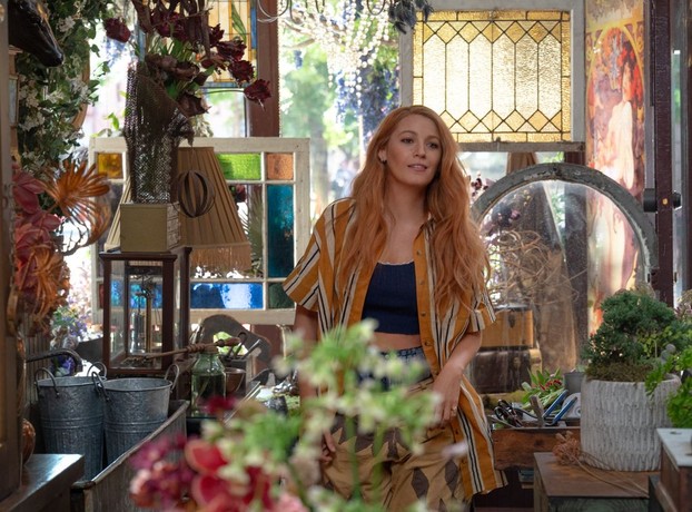 Lily Bloom (Blake Lively) in her new flower shop, in "It Ends With Us." (Jojo Whilden/Columbia Pictures/Sony Pictures Releasing)