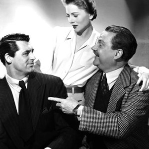 SUSPICION, Cary Grant, Joan Fontaine, Nigel Bruce, 1941