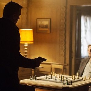 SPECTRE, from left: Daniel Craig, Jesper Christensen, 2015. ph: Susie Allnutt/© Columbia Pictures