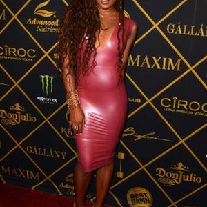 Eva Marcille (wearing a House of CB dress) at arrivals for MAXIM Hot 100 Party, The Hollywood Palladium, Los Angeles, CA July 30, 2016. Photo By: Priscilla Grant/Everett Collection