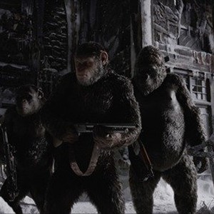 A scene from "War for the Planet of the Apes."