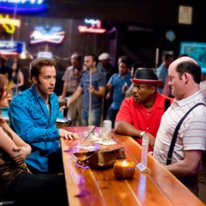 (L-R) Kathryn Hahn as Babs Merrick, Jeremy Piven as Don Ready, Ving Rhames as Jibby Newsome and David Koechner as Brent Gage in "The Goods: Live Hard. Sell Hard."