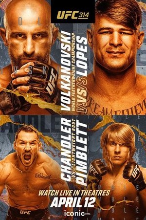 UFC 314: Volkanovski vs. Lopes poster