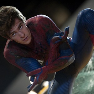 Andrew Garfield as Spider-Man in "The Amazing Spider-Man."