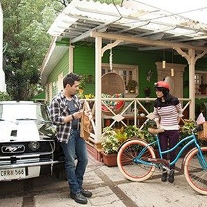 (L-R) Omar Chaparro as Zequi and Martha Higareda as Lucy in " No Manches Frida." photo 12