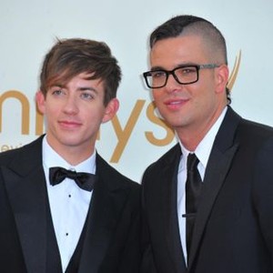 Kevin McHale, Mark Salling at arrivals for The 63rd Primetime Emmy Awards - ARRIVALS 1, Nokia Theatre at L.A. LIVE, Los Angeles, CA September 18, 2011. Photo By: Gregorio Binuya/Everett Collection