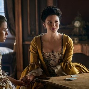 Outlander, Rosie Day (L), Caitriona Balfe (R), 'Useful Occupations and Deceptions', Season 2, Ep. #3, 04/23/2016, ©STARZPR