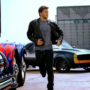 TRANSFORMERS: AGE OF EXTINCTION, Jack Reynor, with 1967 Camaro SS, 2014. ph: Andrew Cooper/©Paramount Pictures