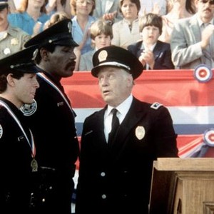 POLICE ACADEMY, Steve Guttenberg, Bubba Smith, George Gaynes, 1984, (c) Warner Brothers