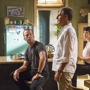 NCIS: New Orleans, Season 1: Lucas Black as Special Agent Christopher LaSalle, Scott Bakula as Special Agent Dwayne Pride, and Zoe McLellan as Special Agent Meredith "Merri" Brody