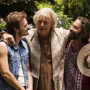 (L-R) Paul McCarthy-Boyington as Sam, Rutger Hauer as Insley and Jon Kellam as Peter in "Happiness Runs." photo 20