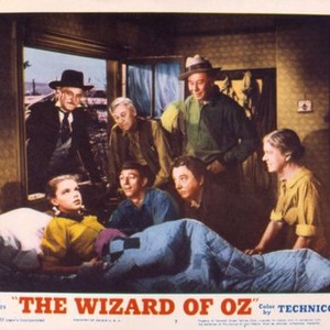 THE WIZARD OF OZ, Frank Morgan, Ray Bolger, Judy Garland, Bert Lahr, Jack Haley, Charley Grapewin, (aka Charles Grapewin), Clara Blandick, 1939