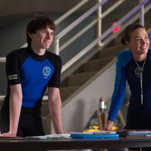 DOLPHIN TALE 2, from left: Nathan Gamble, Austin Highsmith, 2014. ph: Wilson Webb/©Warner Bros. Pictures