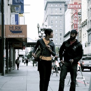 Tracey Heggins as Jo and Wyatt Cenac as Micah in "Medicine for Melancholy."