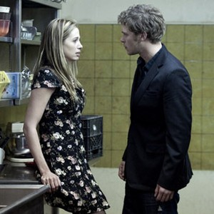 Mira Sorvino as Angie and Joseph Morgan as Rusty in "Angels Crest." photo 13