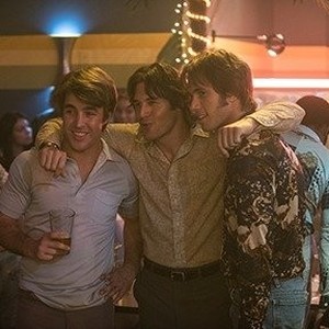(L-R) Temple Baker as Plummer, Ryan Guzman as Roper and Blake Jenner as Jake in "Everybody Wants Some!!"