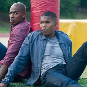 Necessary Roughness, Mehcad Brooks (L), Gaius Charles (R), 'What's Eating You?', Season 2, Ep. #6, 07/18/2012, ©USA