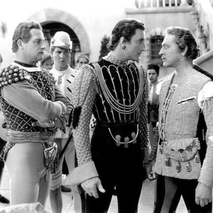 ROMEO AND JULIET, Reginald Denny, Basil Rathbone, John Barrymore, 1936