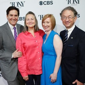 The 68th Annual Tony Awards, from left: Nick Scandalios, Cherry Jones, Heather Hitchens, William Ivey Long, 06/08/2014, ©CBS
