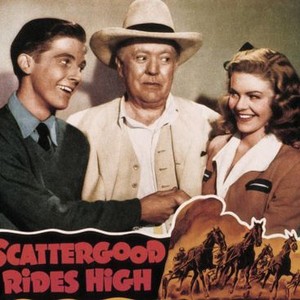 SCATTERGOOD RIDES HIGH, from left, Charles Lind, Guy Kibbee, (as Scattergood Baines), Dorothy Moore, 1942