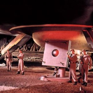 FORBIDDEN PLANET, Warren Stevens, Leslie Nielsen, Jack Kelly, 1956, spaceship