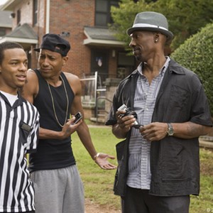 (L-R) Bow Wow as Kevin, Brandon T. Jackson as Benny and Charlie Murphy as Semaj in "Lottery Ticket."