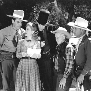RETURN OF THE RANGERS, James Newill, Nell O'Day, Guy Wilkerson, Tex Cooper, Dave O'Brien, 1943