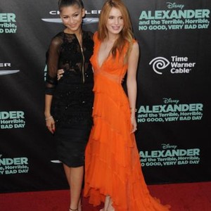 Zendaya, Bella Thorne at arrivals for ALEXANDER AND THE TERRIBLE, HORRIBLE, NO GOOD, VERY BAD DAY Premiere, El Capitan Theatre, Los Angeles, CA October 6, 2014. Photo By: Dee Cercone/Everett Collection