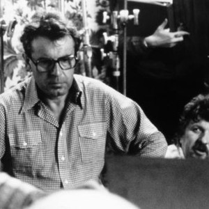 AMADEUS, director Milos Forman, on-set, 1984, ©Orion Pictures
