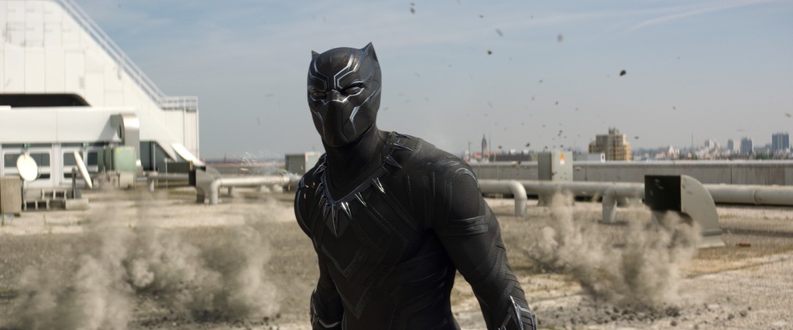 Karakter Black Panther muncul untuk pertama kalinya dalam Captain America: Civil War.