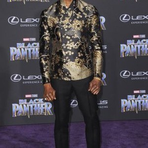 Chadwick Boseman at arrivals for Marvel Studios BLACK PANTHER Premiere, The Dolby Theatre at Hollywood and Highland Center, Los Angeles, CA January 29, 2018. Photo By: Elizabeth Goodenough/Everett Collection