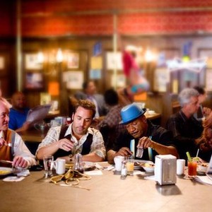 THE GOODS: LIVE HARD, SELL HARD, (aka THE GOODS: THE DON READY STORY), from left: David Koechner, Jeremy Piven, Ving Rhames, Kathryn Hahn, 2009. Ph: Sam Emerson/©Paramount Vantage