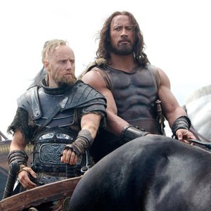 HERCULES, from left: Aksel Hennie, Dwayne Johnson as Hercules, 2014. ph: Kerry Brown/©Paramount Pictures