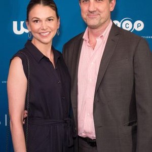 Sutton Foster, Ted Griffin at arrivals for THE SINNER Premiere, The Crosby Street Hotel, New York, NY July 31, 2017. Photo By: Steven Ferdman/Everett Collection