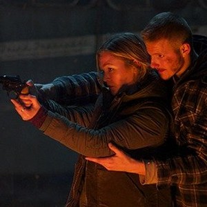 (L-R) Julia Stiles as Lillian and Alexander Ludwig as Nate in "Blackway." photo 16