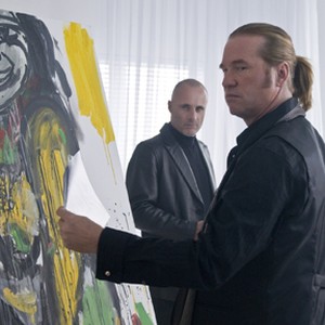 (L-R) Timothy V. Murphy as Constantine and Val Kilmer as Dieter Von Cunth in "MacGruber." photo 1