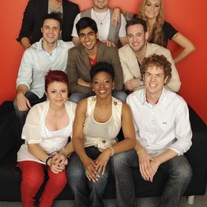 American Idol, Lil Rounds, Anoop Desai, Adam Lambert, Scott MacIntyre, Matt Giraud, Kris Allen, Danny Gokey, Megan Joy, Allison Iraheta, Season 8, 1/13/2009, ©FOX
