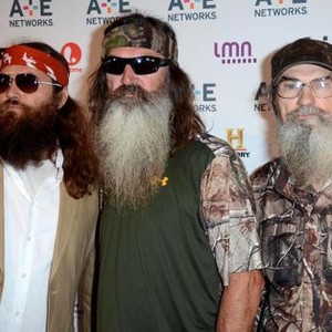 Duck Dynasty, Willie Robertson, Phil Robertson, Si Robertson at a public appearance for A+E Television Networks Upfront Presentation, Lincoln Center, New York, NY May 9, 2012. Photo By: Derek Storm/Everett Collection