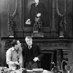 TRIUMPH, from left, Rod La Rocque, George Fawcett, (also in painting), 1924